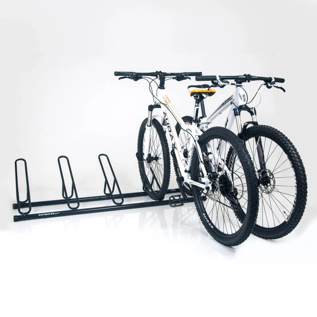Bicicletario De Chao Leve De 5 Vagas Galvanizado