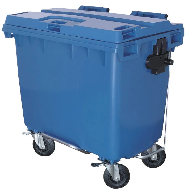 Contentor Movel Para Lixo Com Pedal 660L