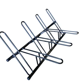 Bicicletário De Chão Leve 7 Vagas P/2 Lados Galvanizado