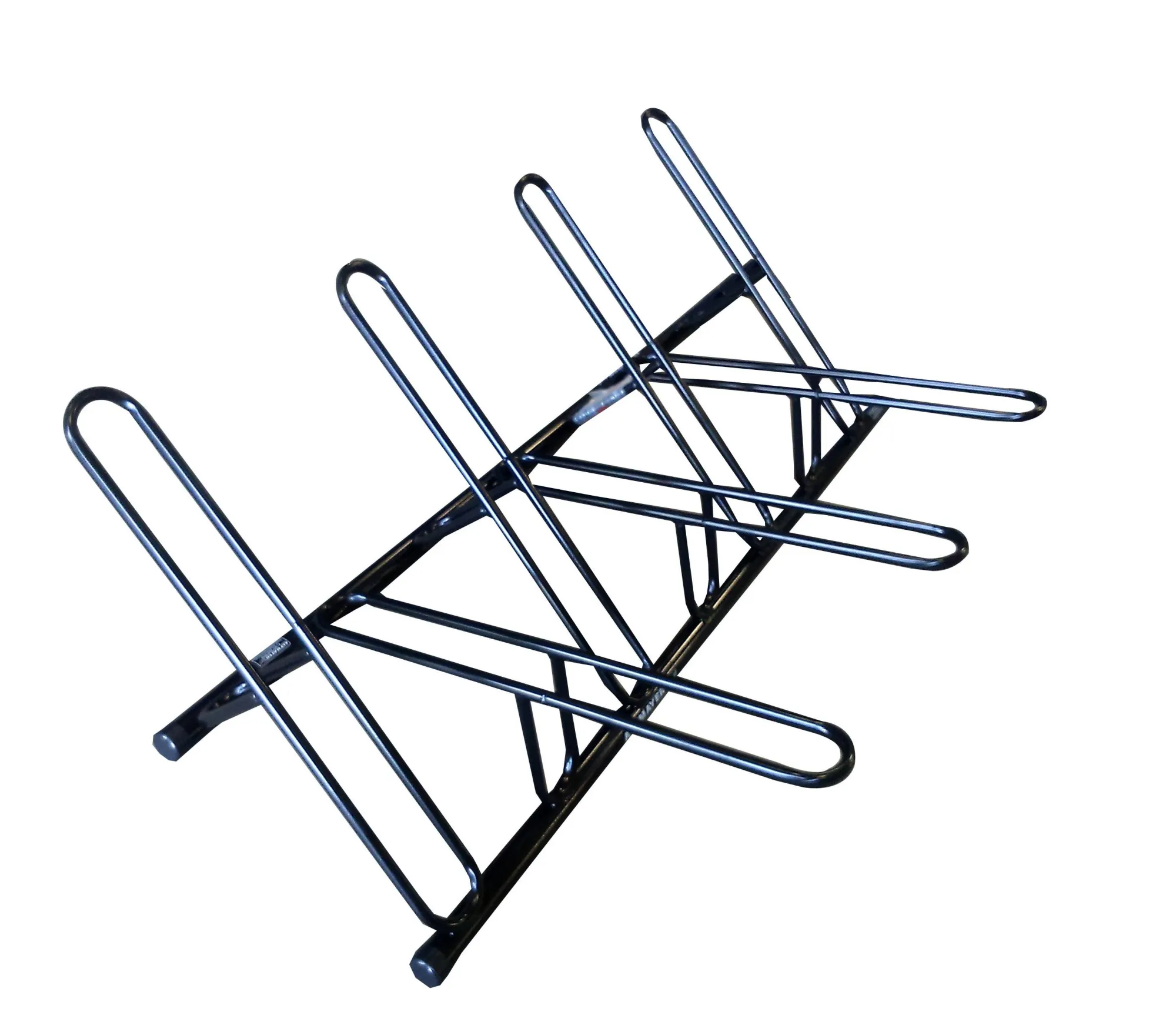 Bicicletário De Chão Leve 7 Vagas P/2 Lados Galvanizado