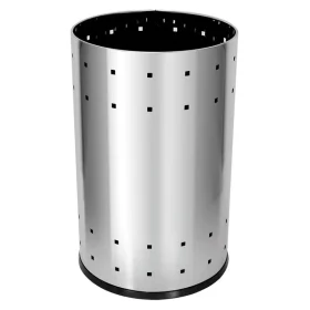 Lixeira Telada Em Aço Inox 36L