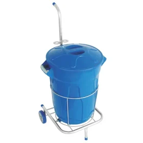 Carrinho Funcional Para Limpeza Com 1 Cesto